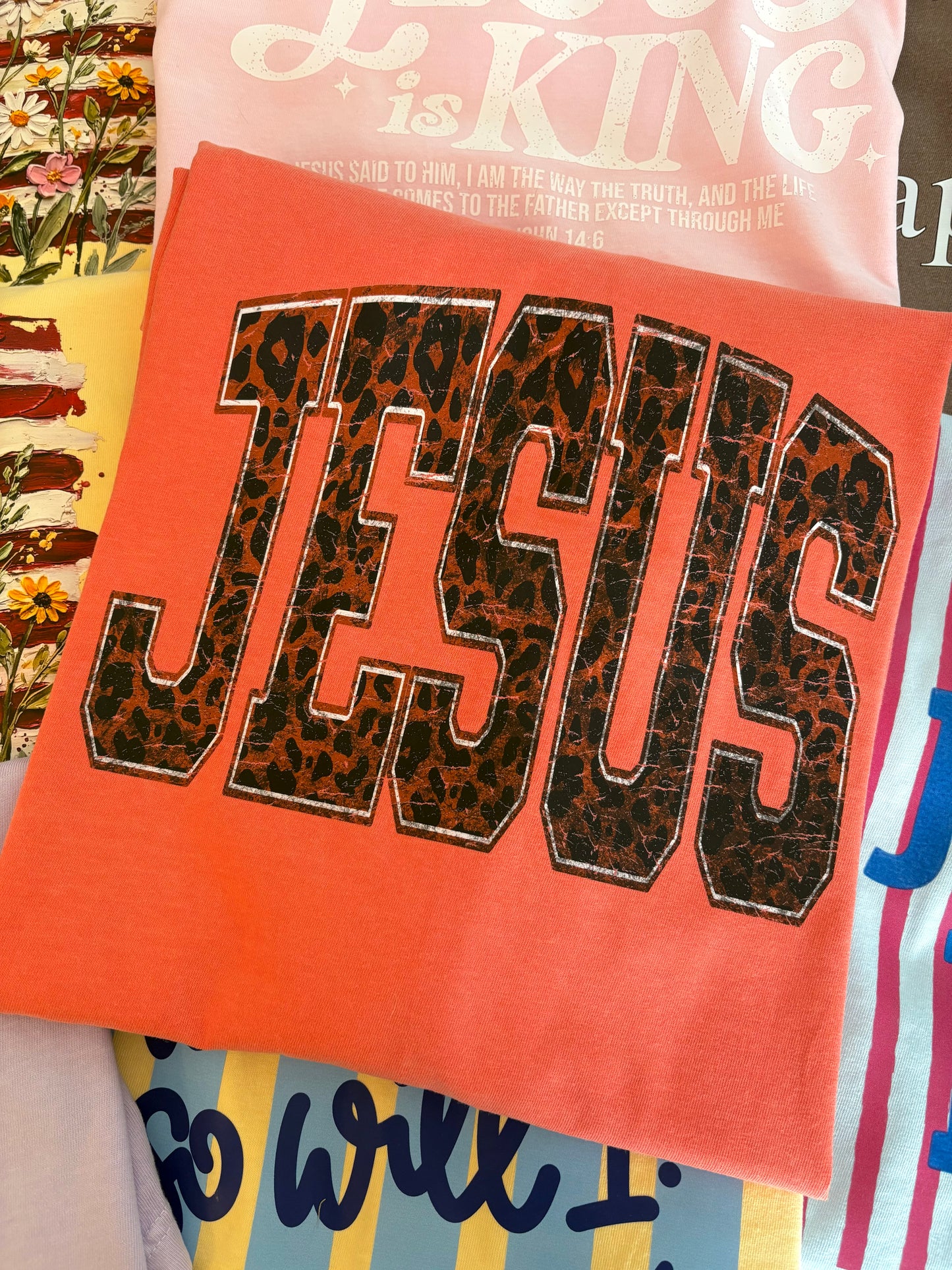Leopard Jesus Tee