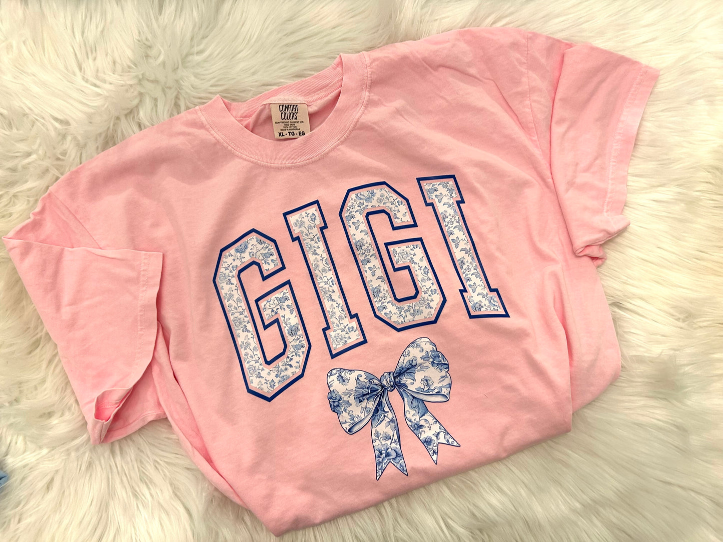 Coquette Name tee - leave size at checkout!