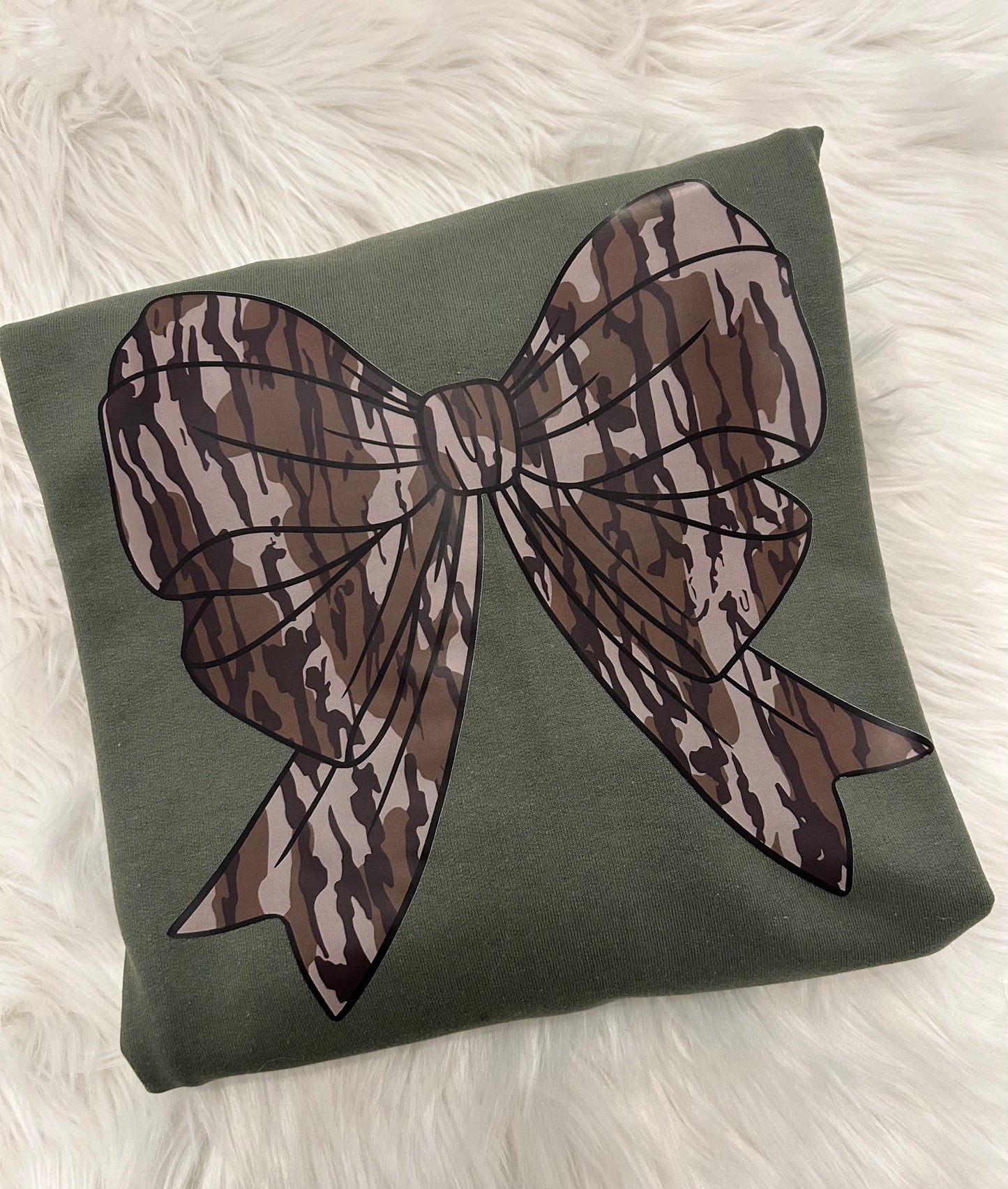 Camo Coquette Sweatshirt