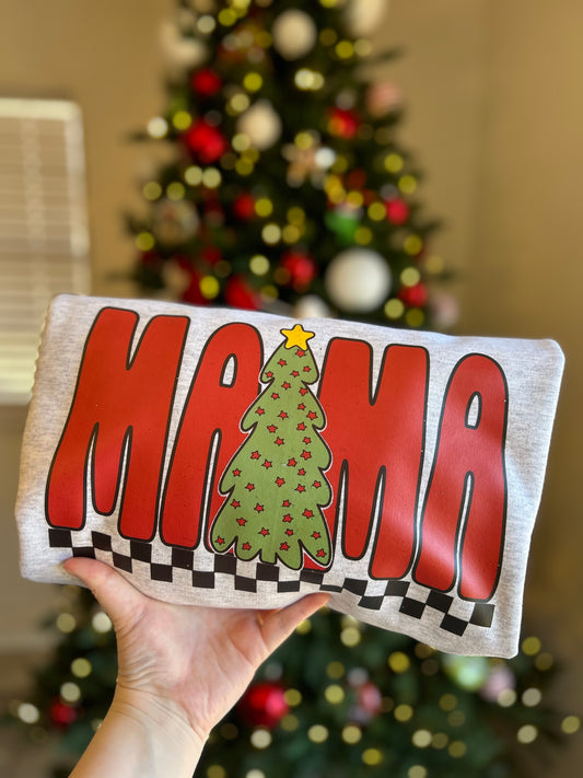 Mama Christmas Tree sweatshirt