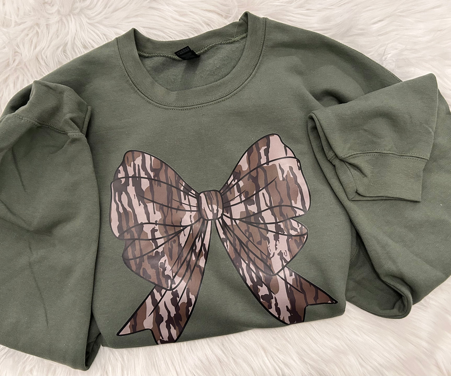 Camo Coquette Sweatshirt
