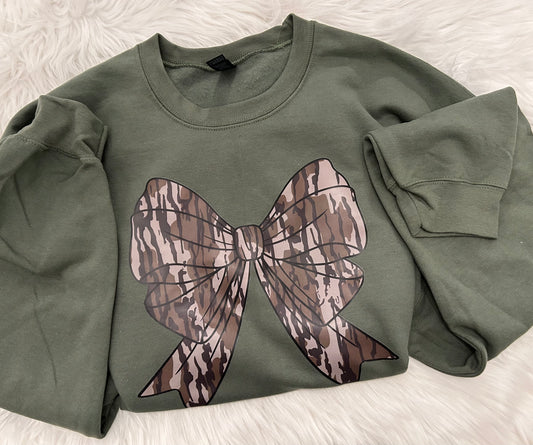 Camo Coquette Sweatshirt
